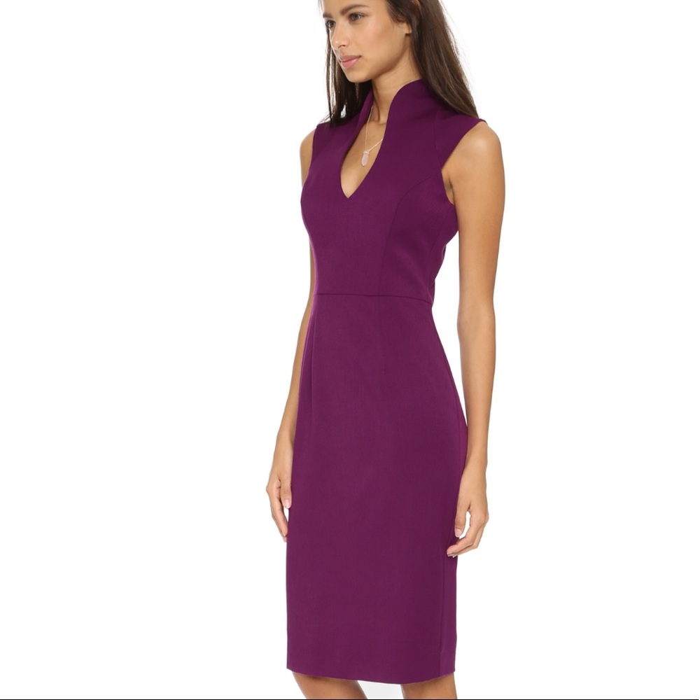 black halo purple dress Black Halo Zanry Cocktail Dress- Purple By Request